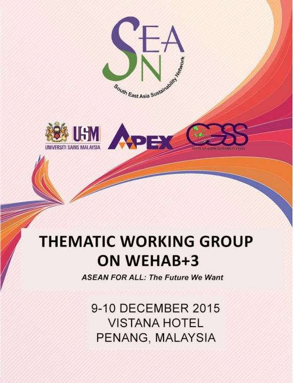 THEMATIC WORKING GROUP ON WEHAB3